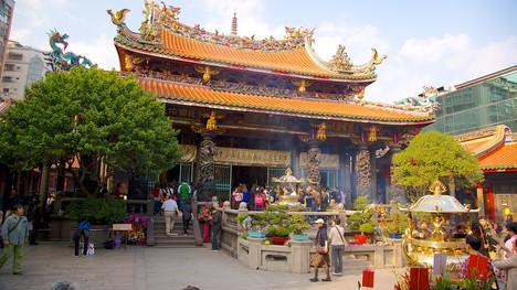 Du lịch Đài Loan - Đền Long Sơn điểm thu hút khách du lịch